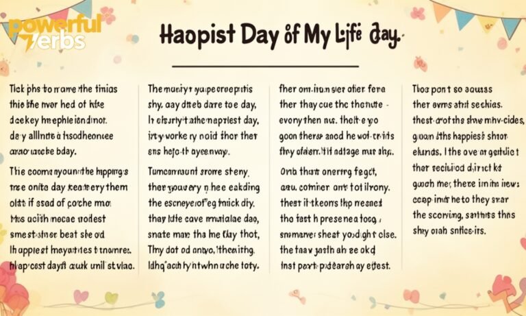 9 Paragraphs On The Happiest Day Of My Life Story In English