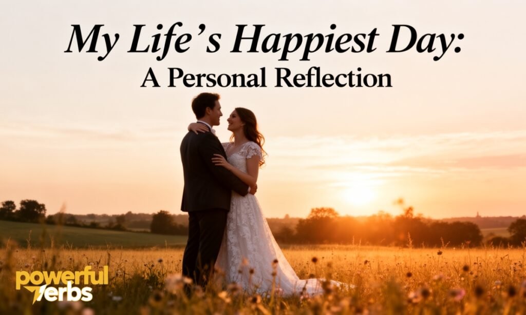 My Life's Happiest Day: A Personal Reflection 