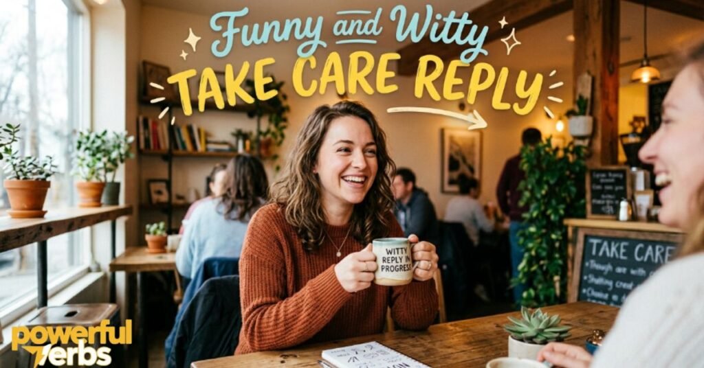 Funny and Witty Take Care Reply