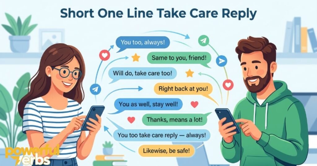 Short One Line Take Care Reply