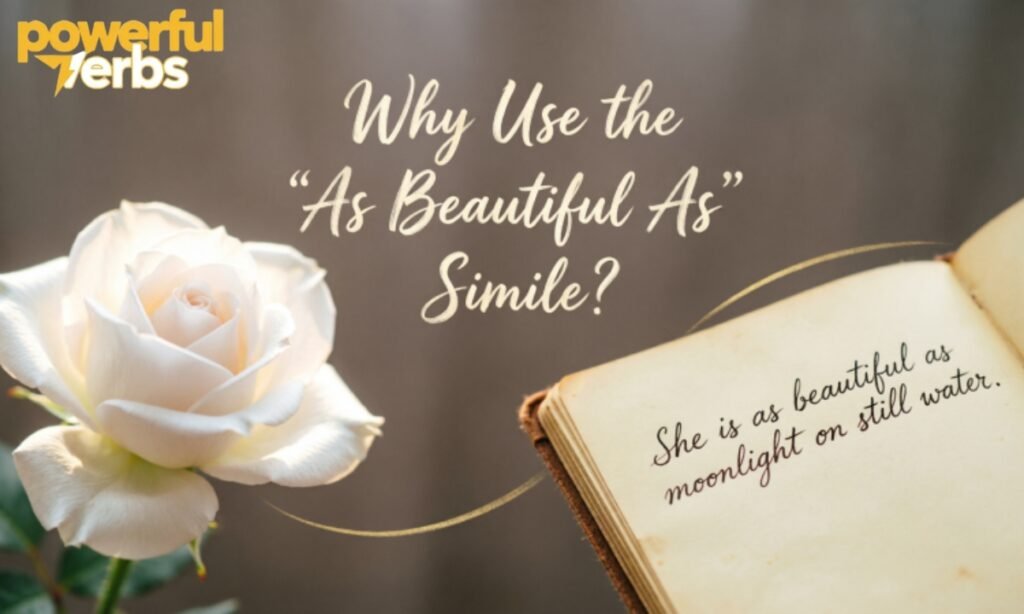 Why Use the 'As Beautiful As' Simile?