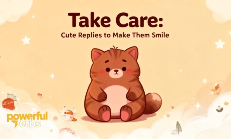 What to Reply for Take Care: Cute Replies to Make Them Smile