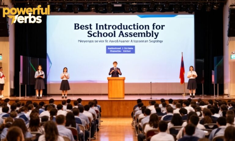 Introduction for School Assembly