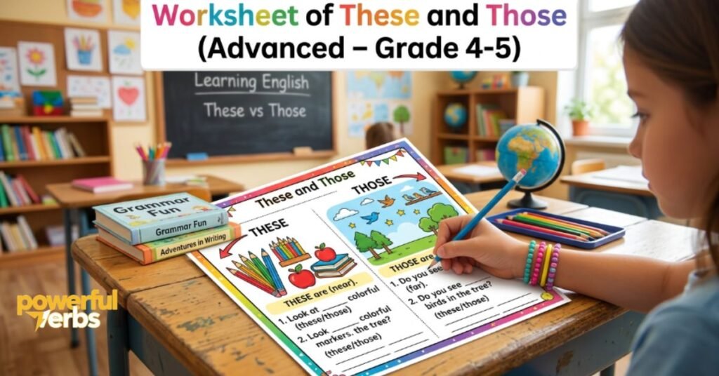 worksheet-of-these-and-those-advanced-grade-4-5