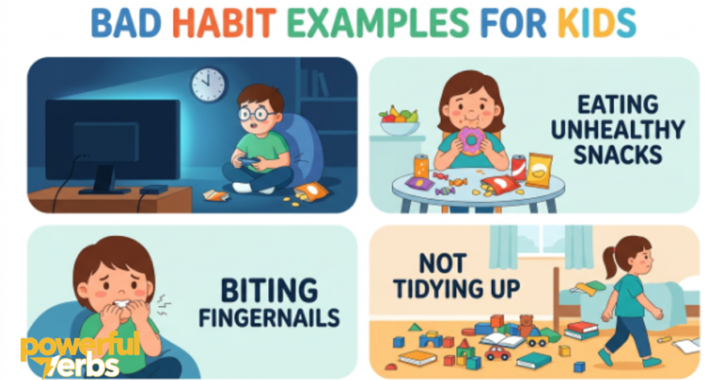 Bad Habit Examples for Kids