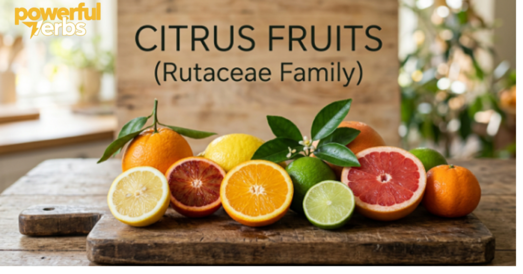 Citrus Fruits (Rutaceae Family)