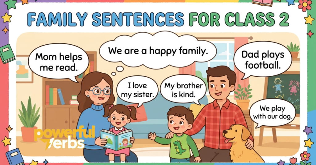 Family Sentences for Class 2