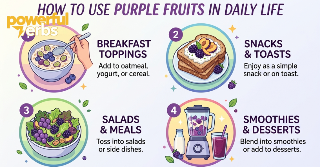 How to Use Purple Fruits in Daily Life
