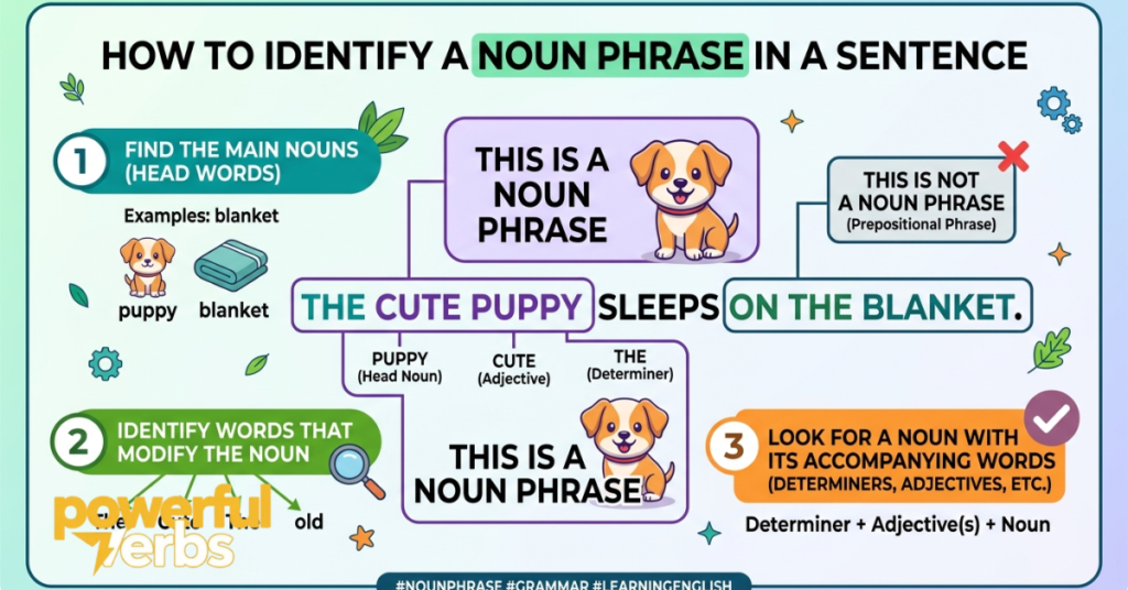 How to Identify a Noun Phrase in a Sentence