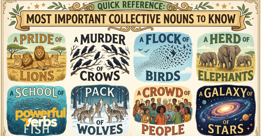 Quick Reference: Most Important Collective Nouns to Know