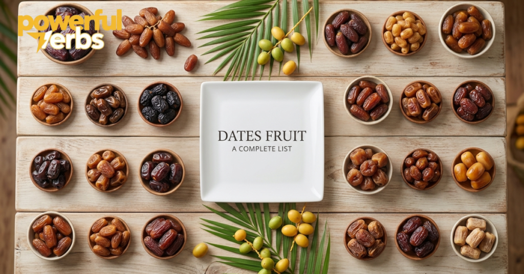 20 More Types of Dates Fruit (Complete List)