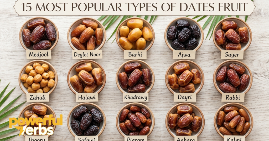 15 Most Popular Types of Dates Fruit