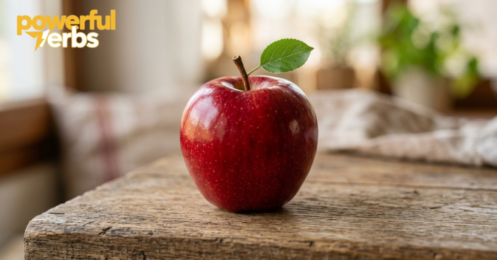 red apple