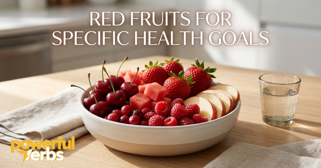 Red Fruits for Specific Health Goals