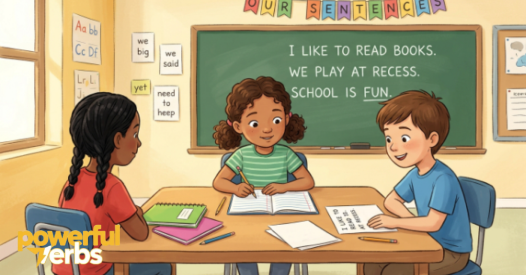 School-Related Sentences for Grade 3 Students