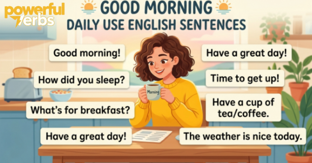 Good Morning Daily Use English Sentences