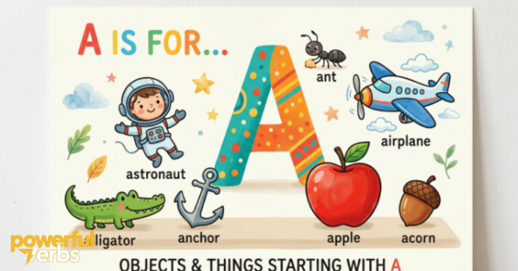 Objects and Things Starting with A
