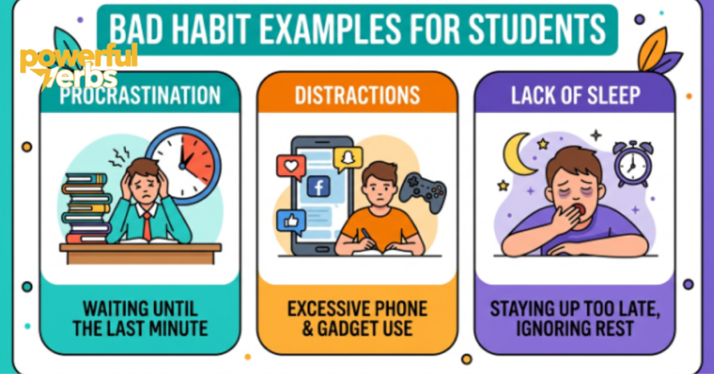 Bad Habit Examples for Students