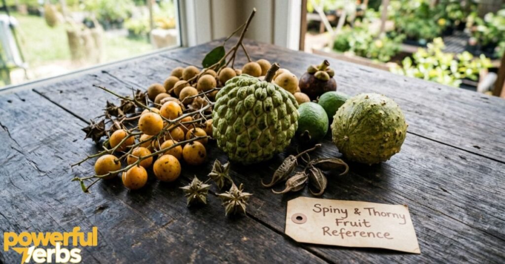 Additional Spiny and Thorny Fruits — Quick Reference