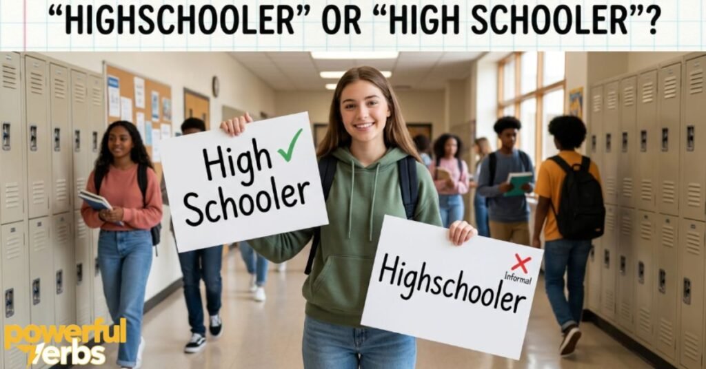 Highschooler or High Schooler