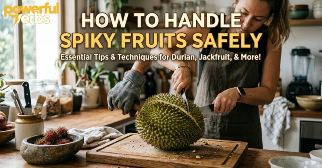 How to Handle Spiky Fruits Safely