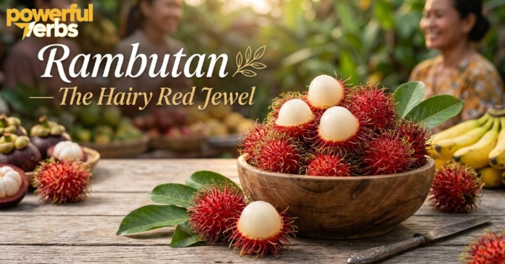 Rambutan — The Hairy Red Jewel