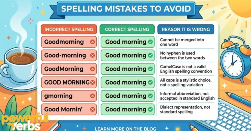 Spelling Mistakes to Avoid