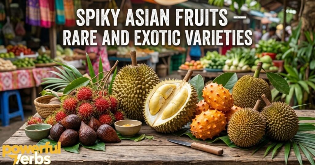 Spiky Asian Fruits — Rare and Exotic Varieties