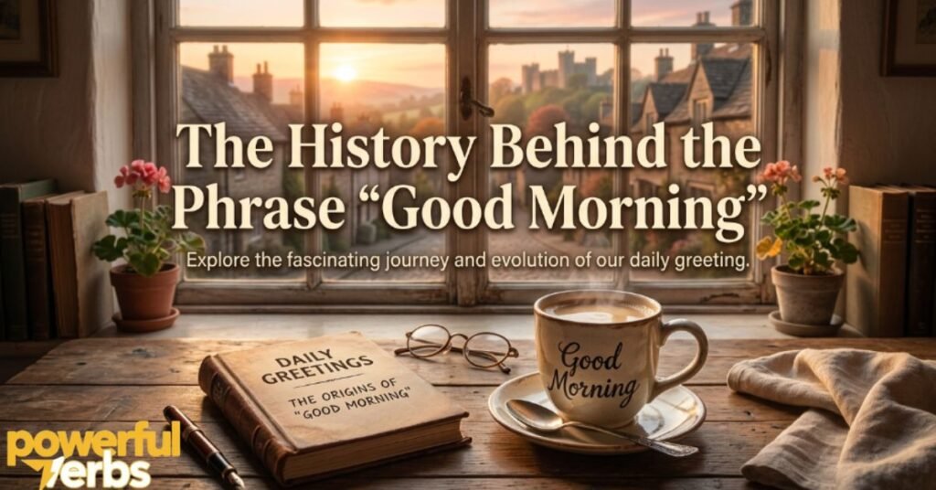 The History Behind the Phrase Good Morning