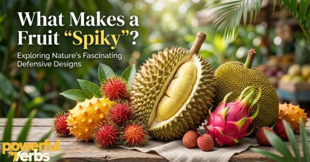 What Makes a Fruit Spiky