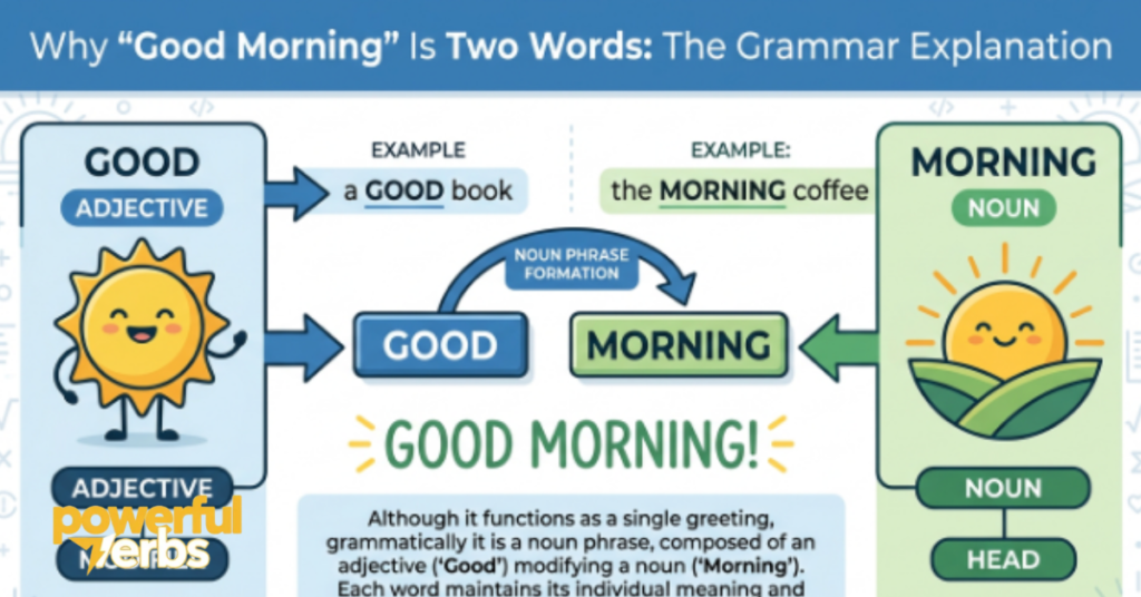 Why "Good Morning" Is Two Words: The Grammar Explanation