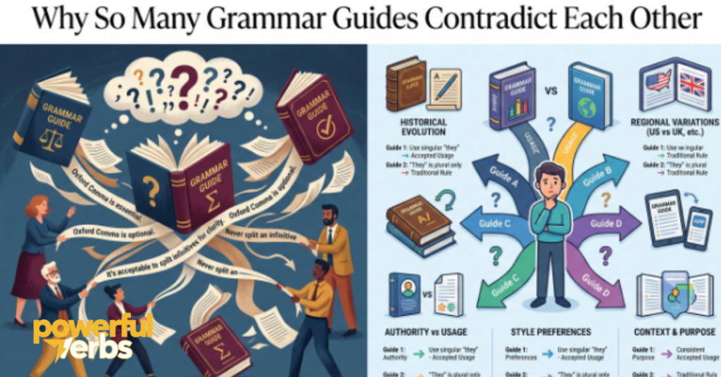 Why So Many Grammar Guides Contradict Each Other
