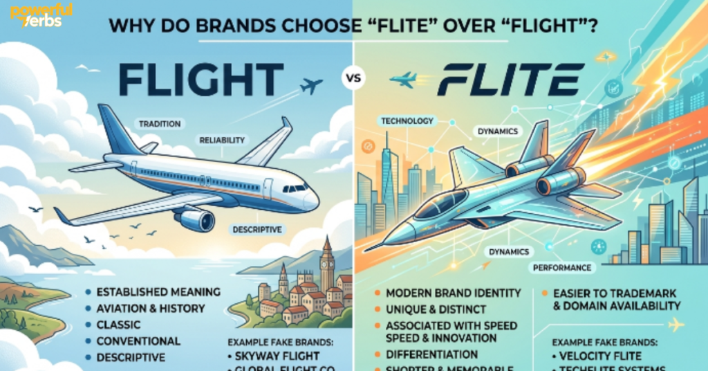 Why Do Brands Choose "Flite" Over "Flight"?
