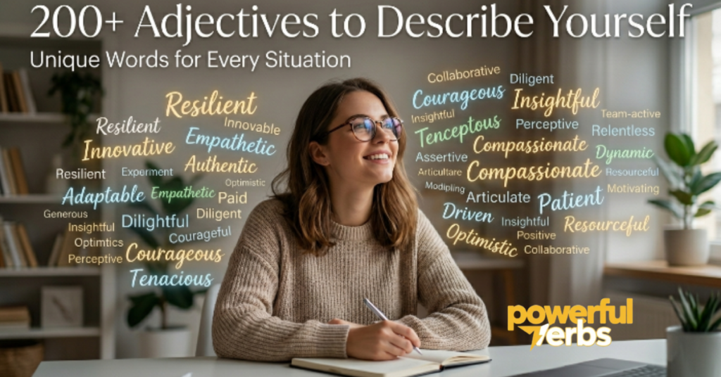 200+ Adjectives to Describe Yourself | Unique Words for Every Situation