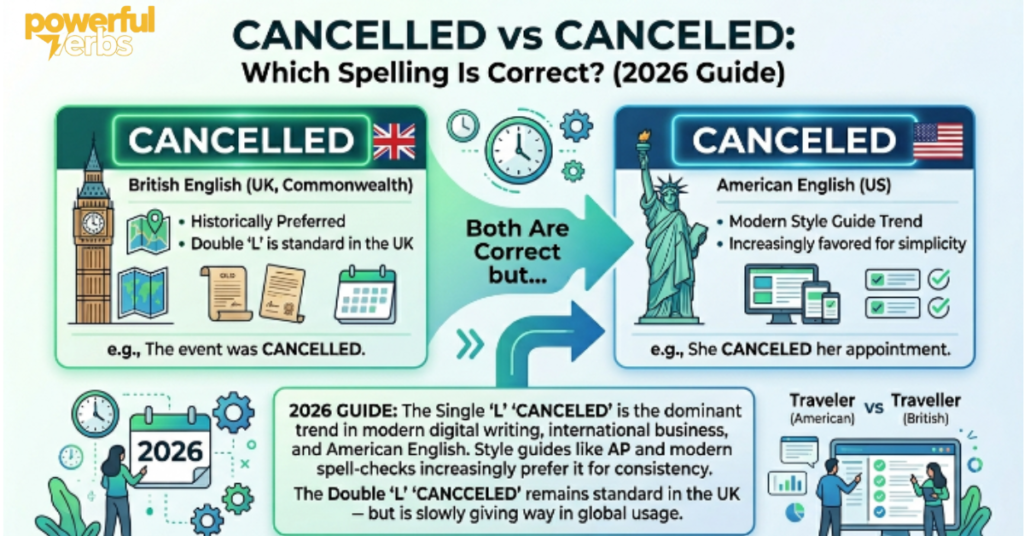 Cancelled vs Canceled: Which Spelling Is Correct? (2026 Guide)
