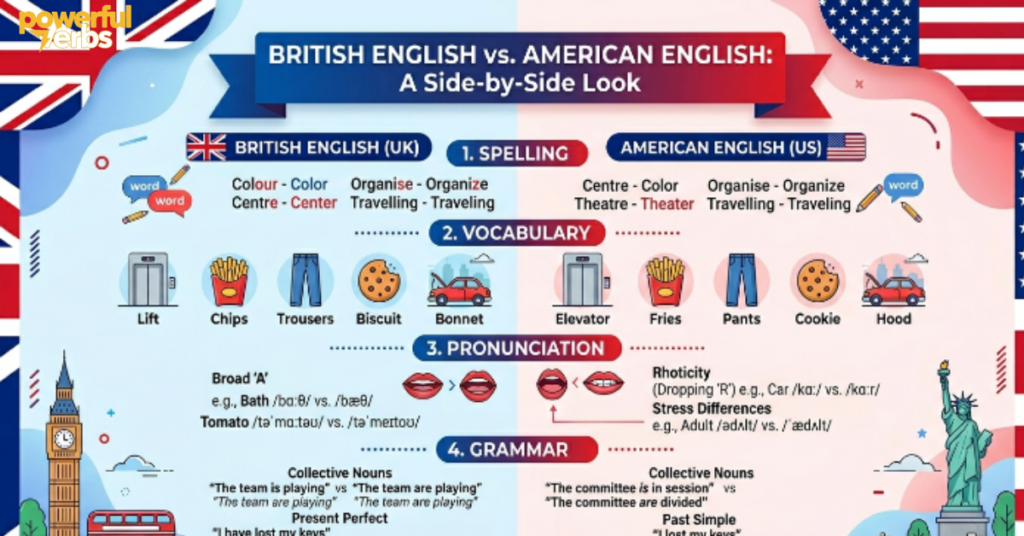 British English vs American English: A Side-by-Side Look