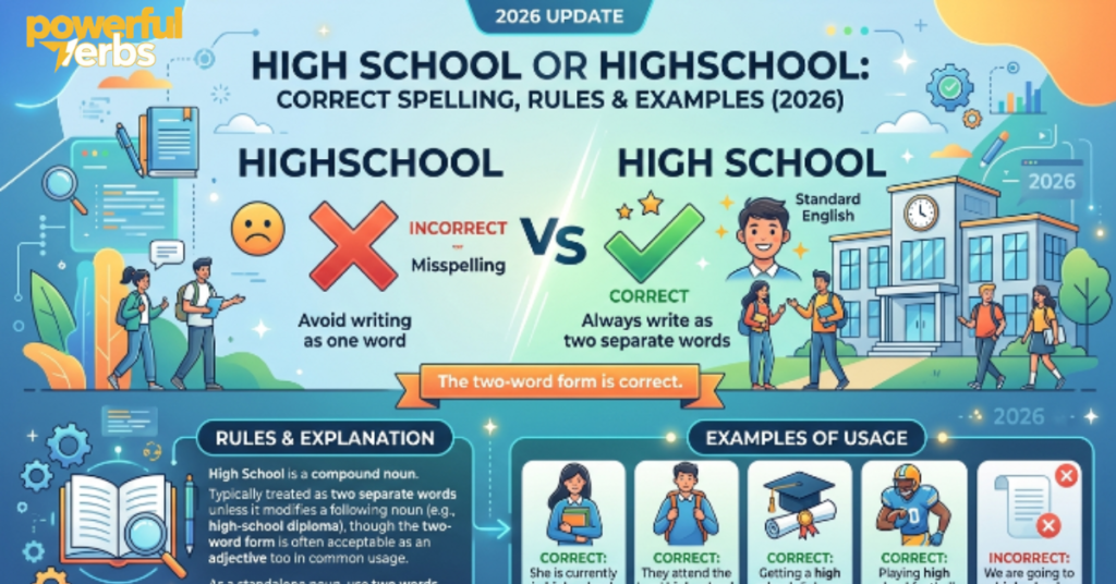 High School or Highschool: Correct Spelling, Rules & Examples (2026)