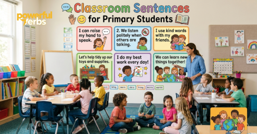 Classroom Sentences for Primary Students