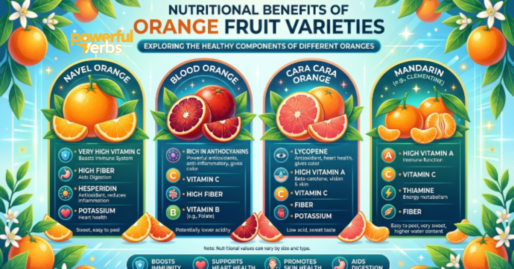 Nutritional Benefits of Orange Fruit Varieties