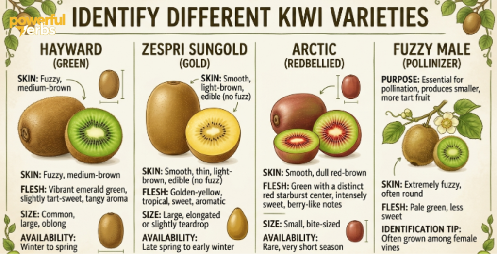 How to Identify Different Kiwi Varieties