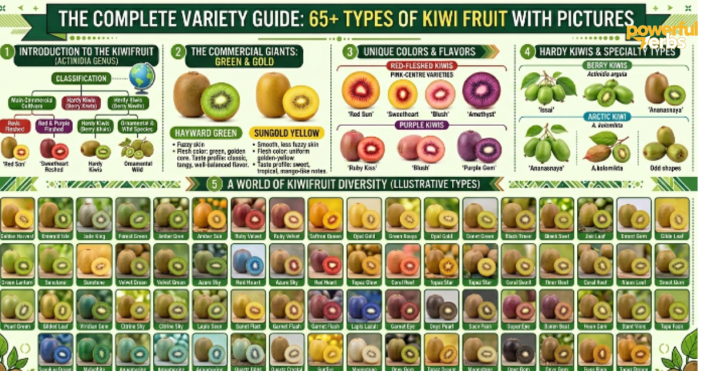 65+ Types of Kiwi Fruit with Pictures | The Complete Variety Guide