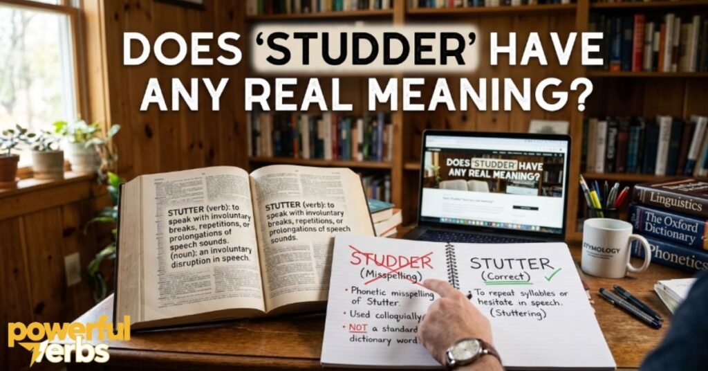 Does Studder Have Any Real Meaning