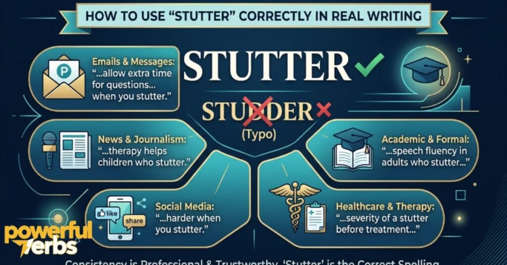 How to Use Stutter Correctly in Real Writing