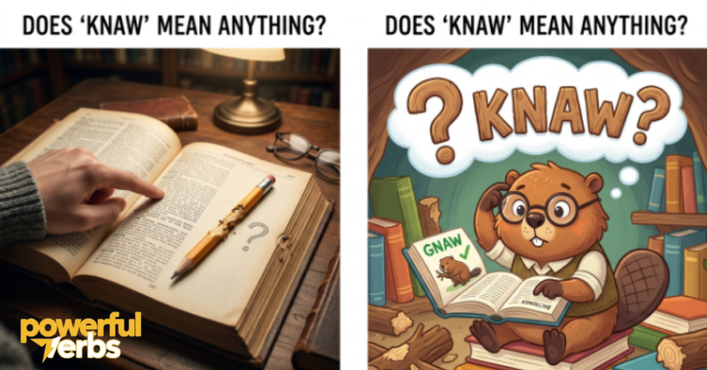 Does "Knaw" Mean Anything?