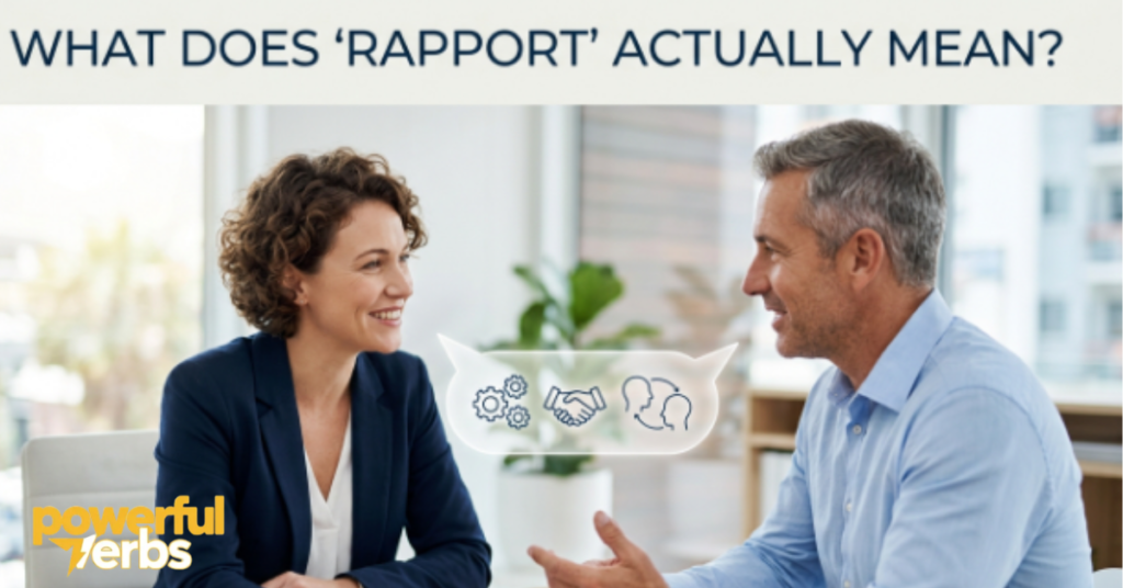 What Does "Rapport" Actually Mean?
