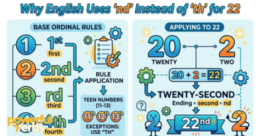Why English Uses "nd" Instead of "th" for 22