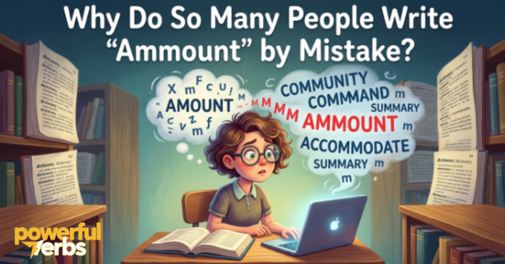 Why Do So Many People Write "Ammount" by Mistake?