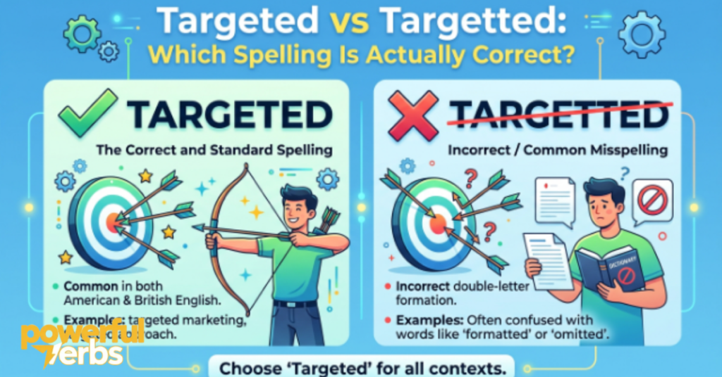 Targeted vs Targetted: Which Spelling Is Actually Correct?