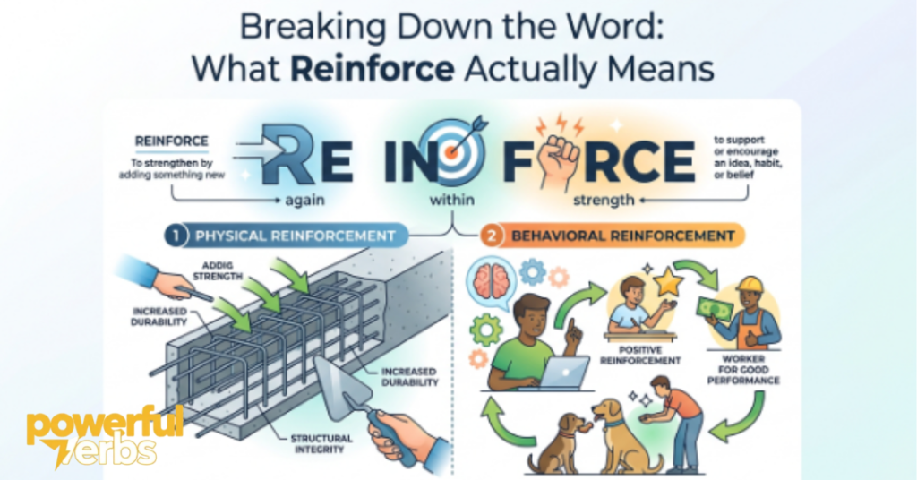 Breaking Down the Word: What Reinforce Actually Means