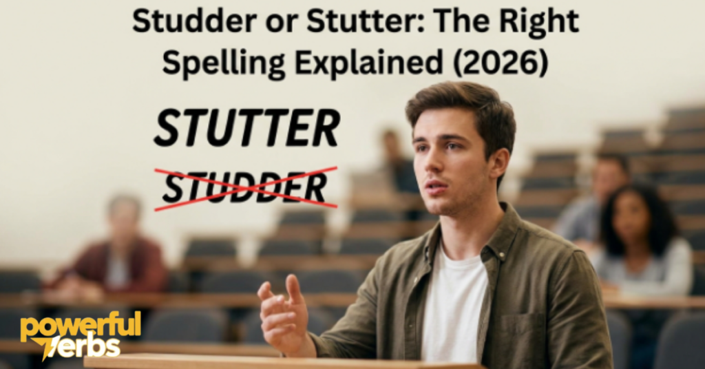 Studder or Stutter: The Right Spelling Explained (2026)